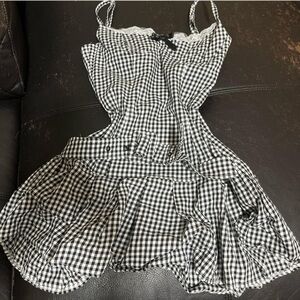 *Flash Sale* Sugar Thrillz Dolls Kill ‘LOVE SPARK’ Gingham Belt Dress M NWT
